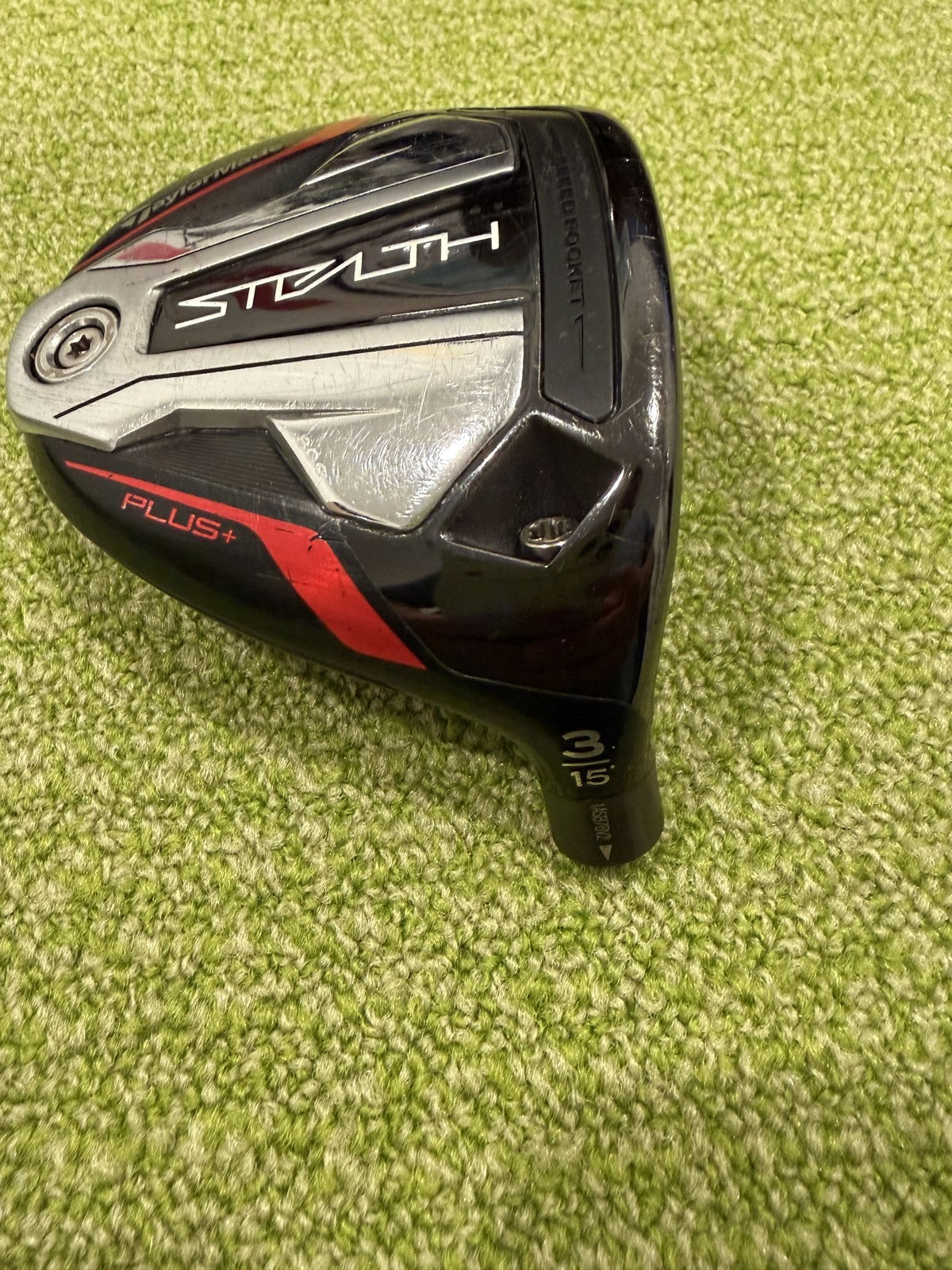 TaylorMade Stealth Plus 15° 3 Wood Head Only RH
