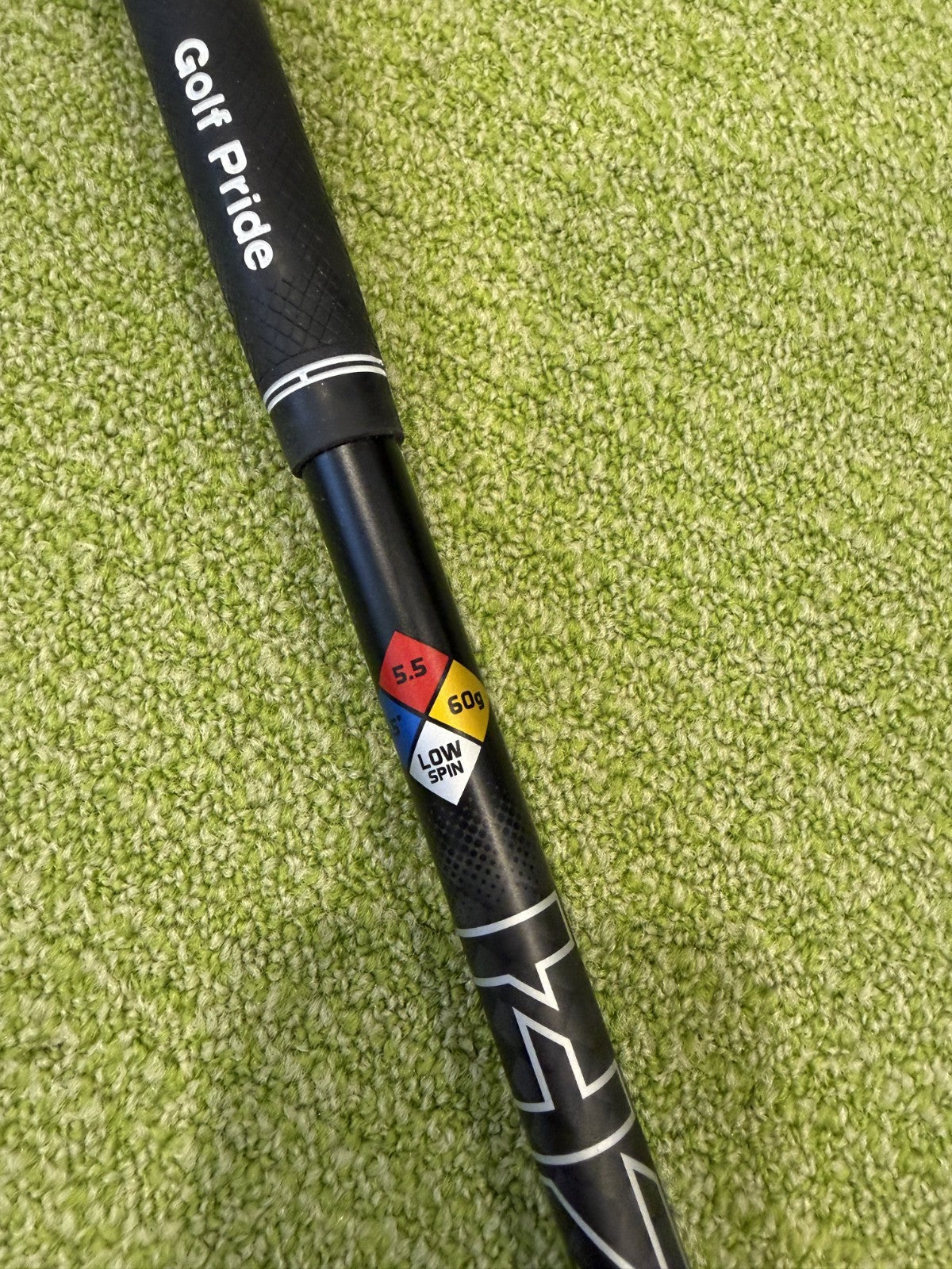 Project X Hzrdus Black Gen5 5.5 60g Regular 42.5" Fairway Wood Shaft Taylormade
