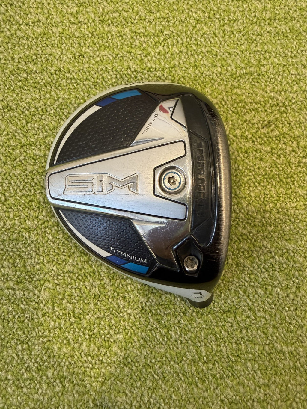 TaylorMade SIM Ti 15° 3 Wood Head Only RH