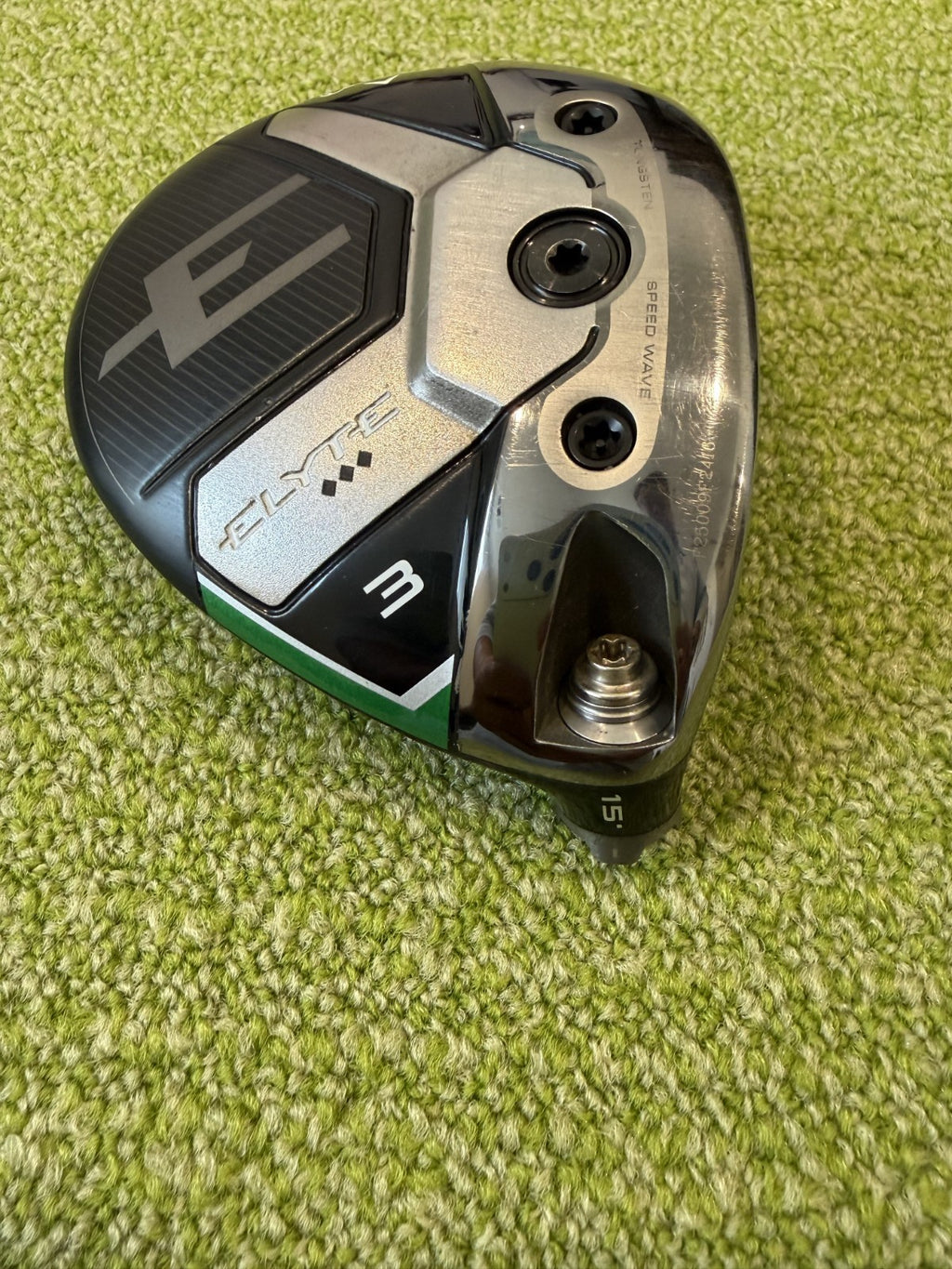 Callaway ELYTE Triple Diamond 15* 3 Wood Head Only RH