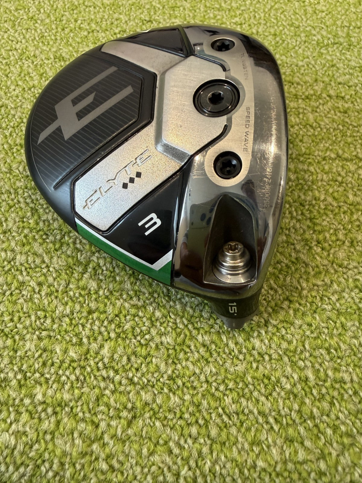 Callaway ELYTE Triple Diamond 15* 3 Wood Head Only RH