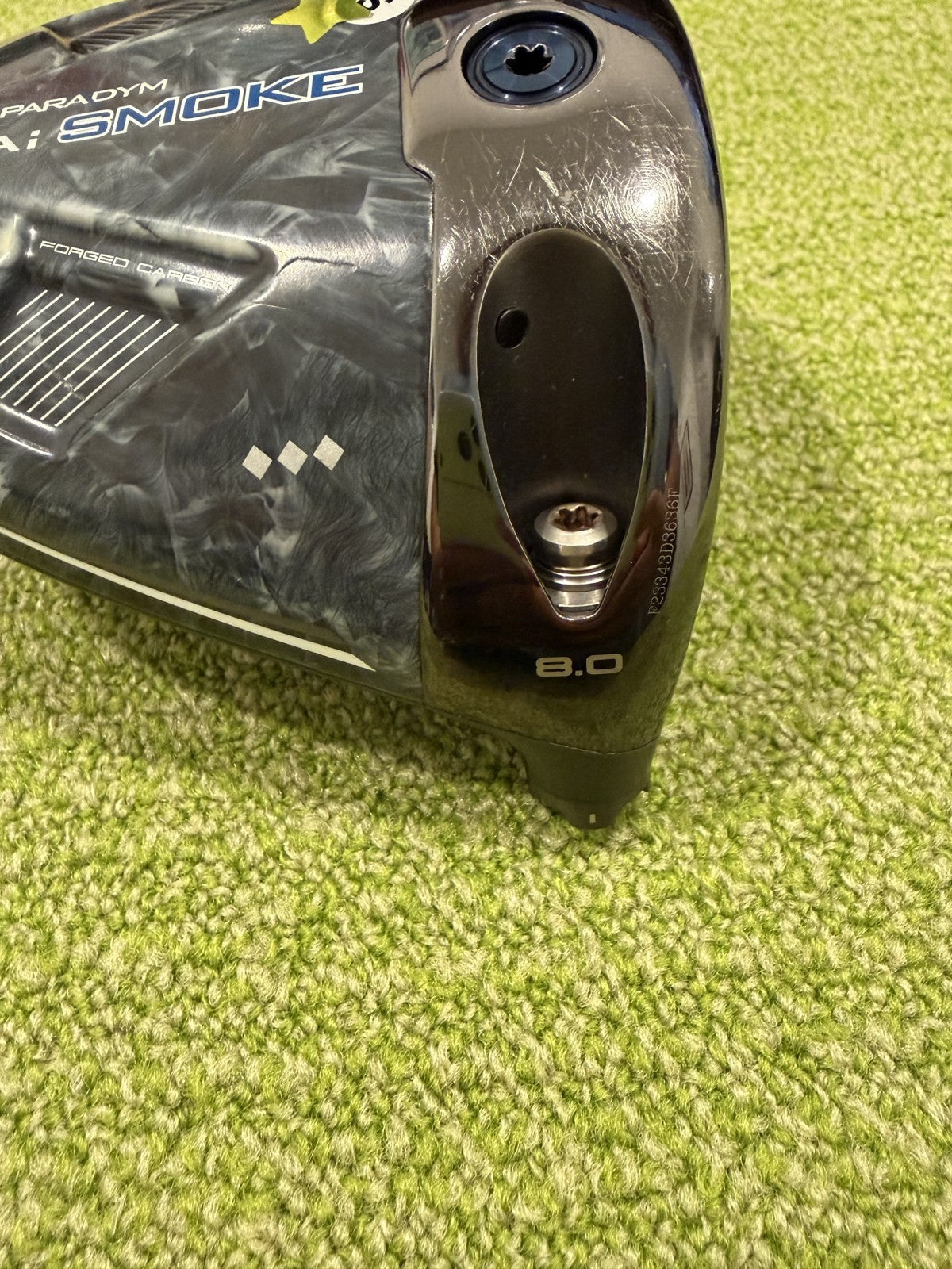 Callaway Paradym Ai Smoke Triple Diamond 8* Driver Head Only RH