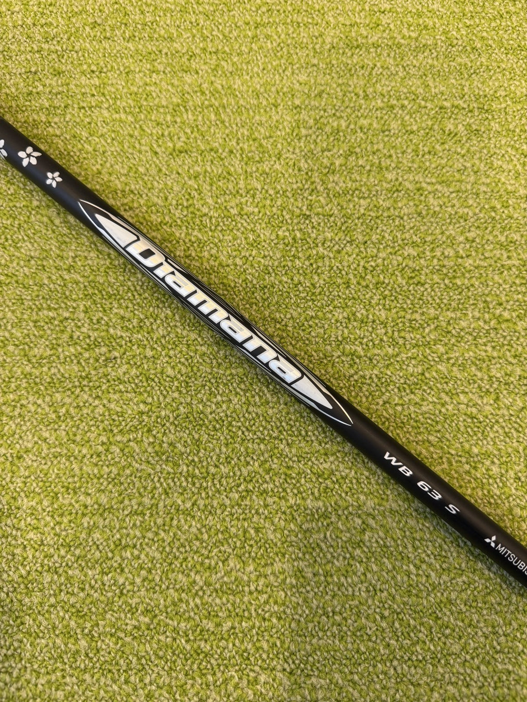Mitsubishi Diamana WB 63S Stiff Driver Shaft Taylormade 44.25"