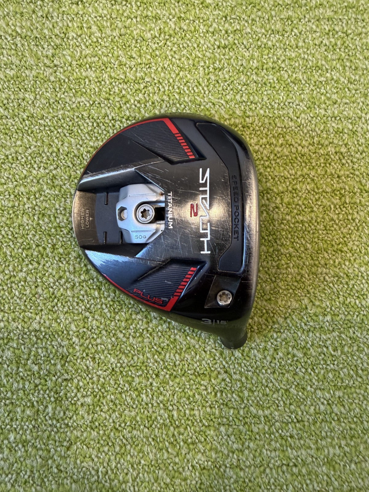 Taylormade Stealth 2 Plus 15° 3 Wood Head Only RH