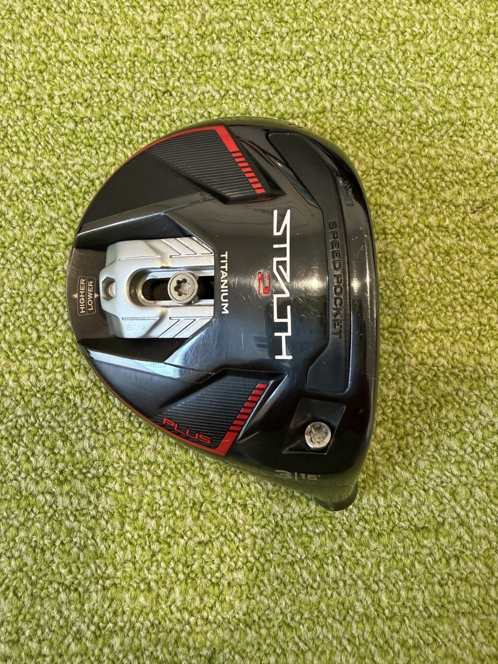 Taylormade Stealth 2 Plus 15° 3 Wood Head Only RH