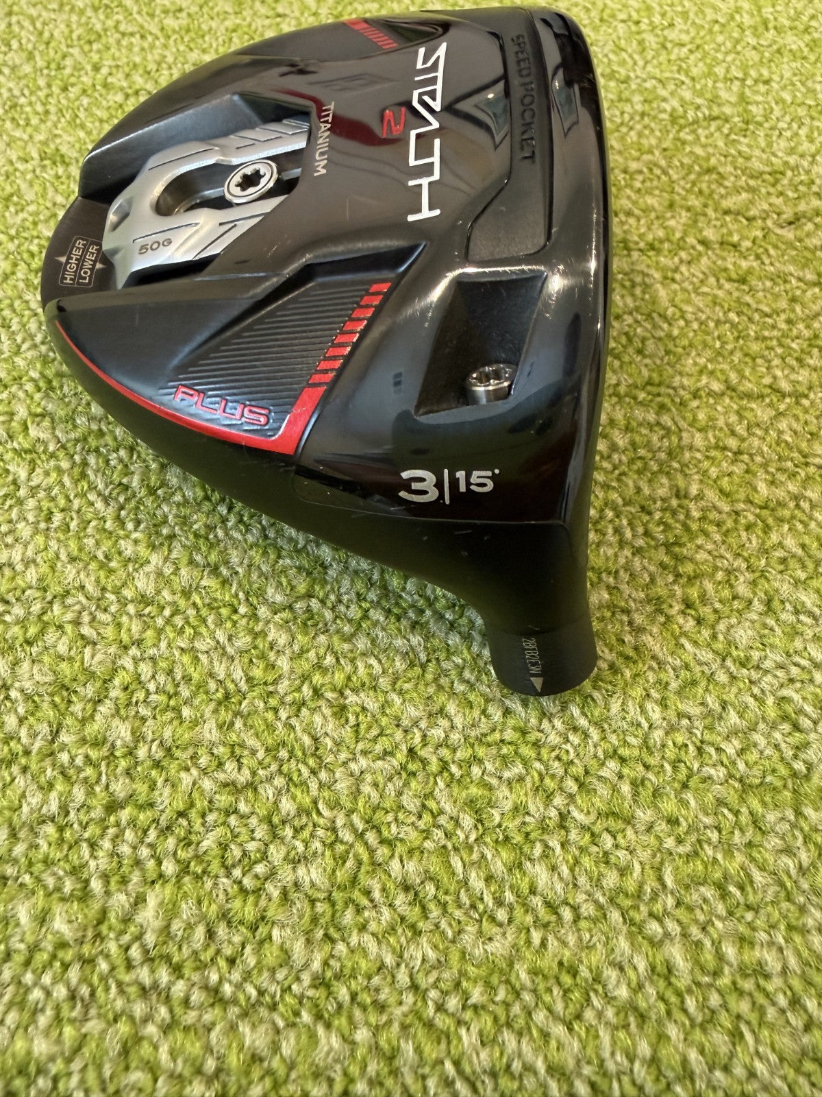 Taylormade Stealth 2 Plus 15° 3 Wood Head Only RH