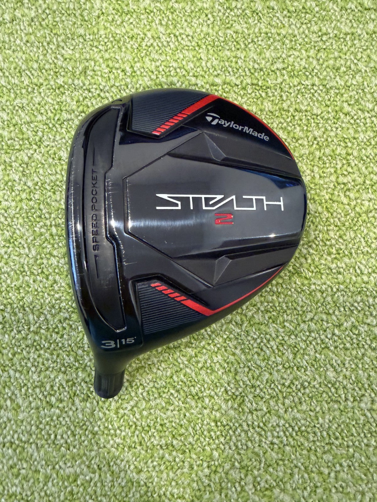 Left Handed TaylorMade Stealth 2 15* 3 Wood Head Only LH