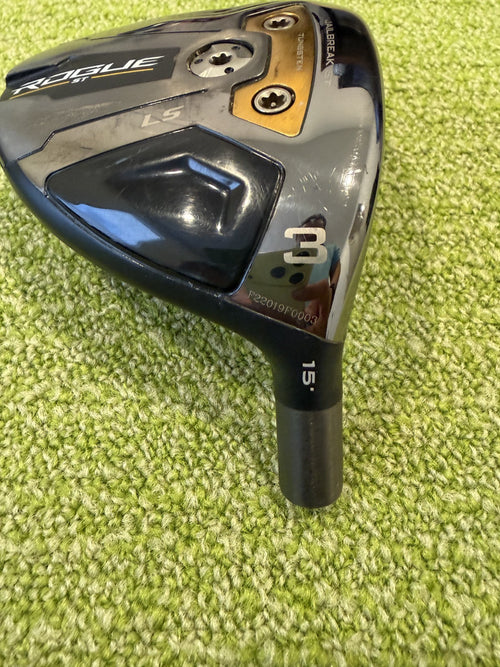 Callaway Rogue ST LS 15* 3 Wood Head Only RH