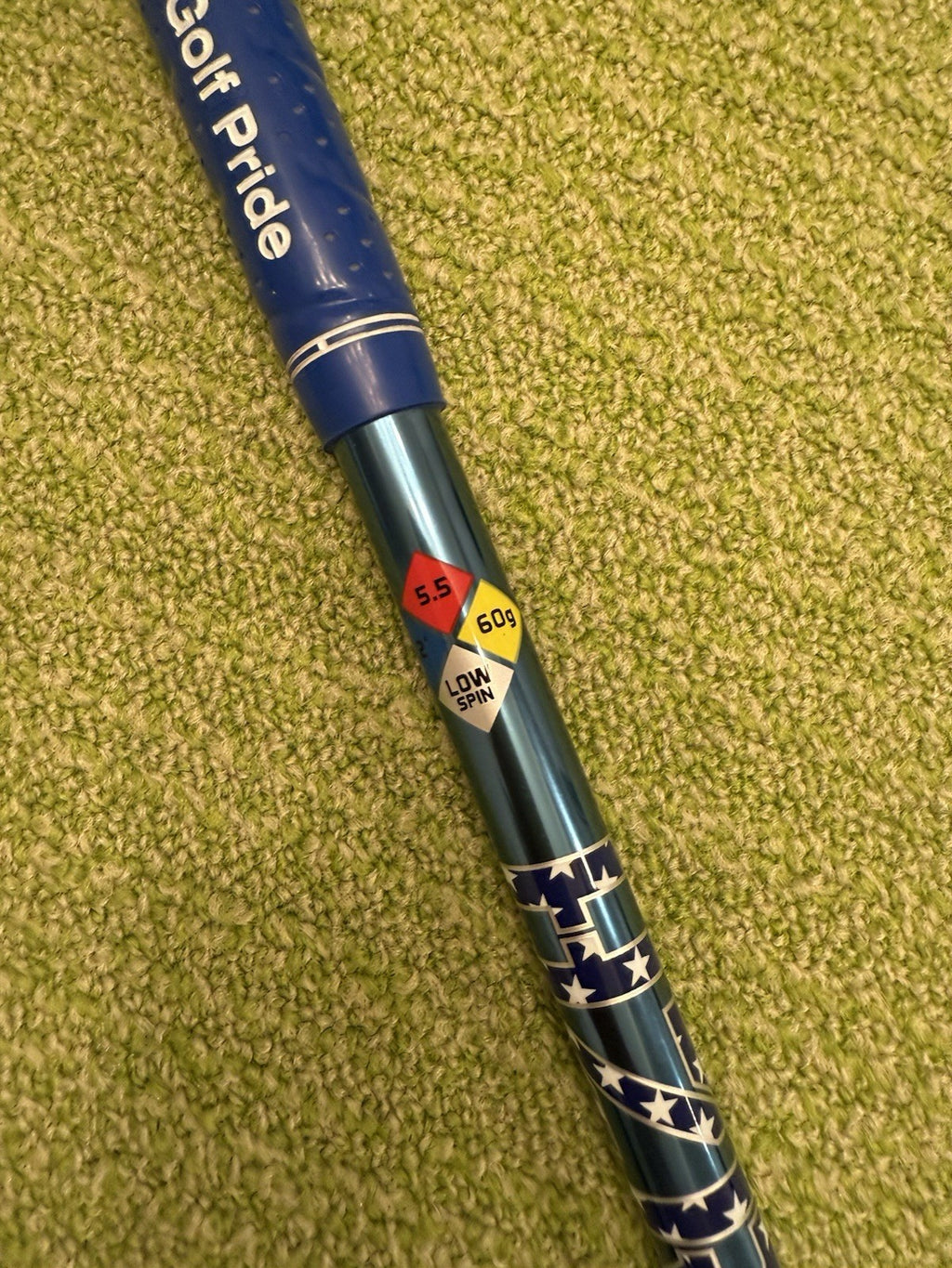 Project X HZRDUS Smoke Blue PVD USA 60 5.5 Fairway Wood Shaft Taylormade 41.75"