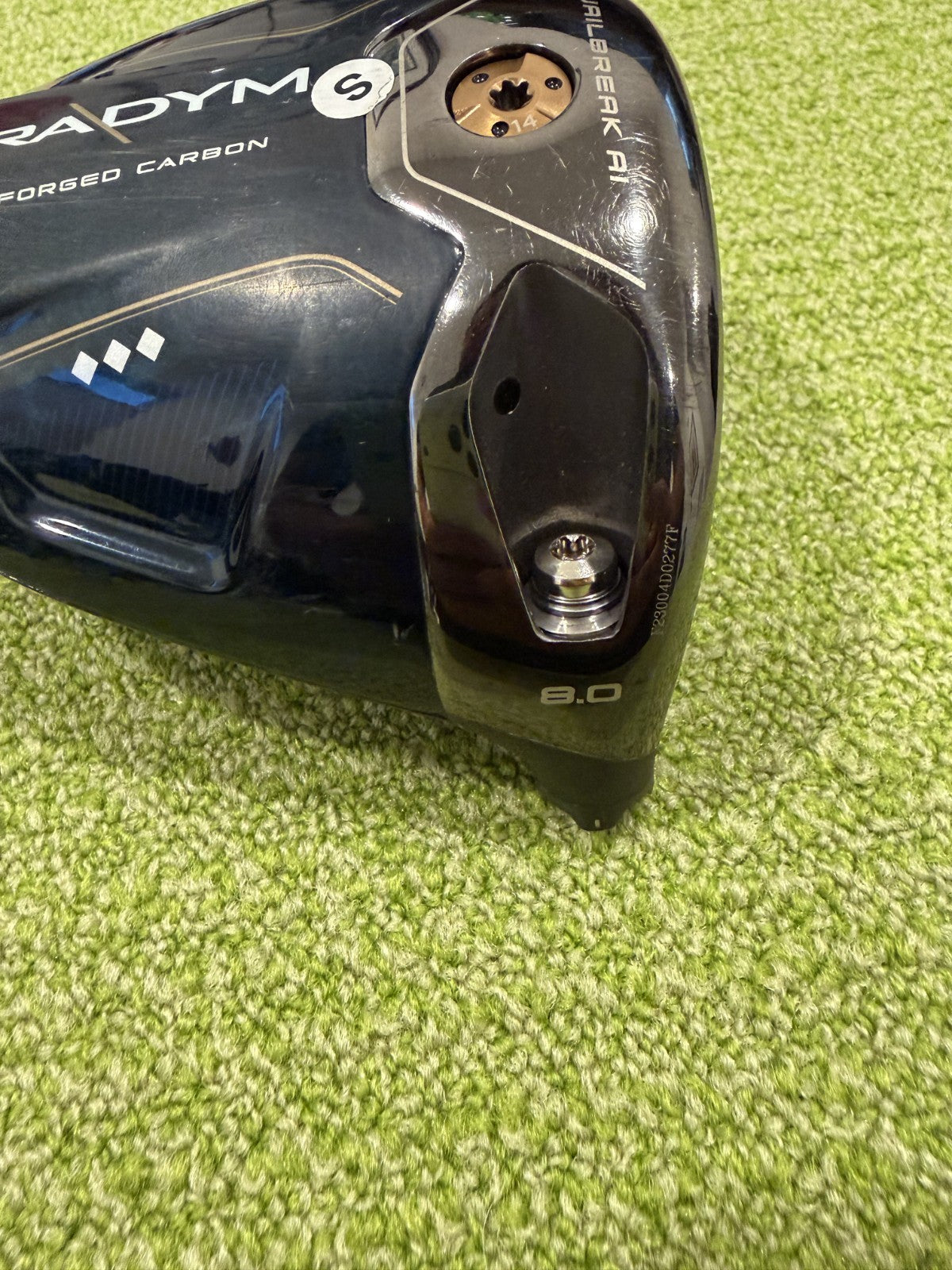 Callaway Paradym Triple Diamond 8* Driver HEAD ONLY RH