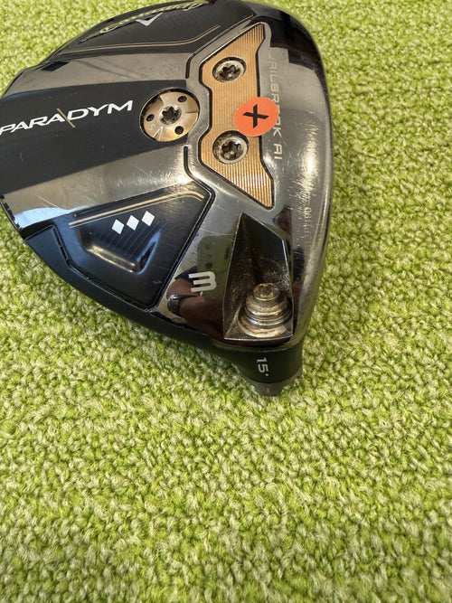 Callaway Paradym Triple Diamond 15* 3 Wood Head Only RH