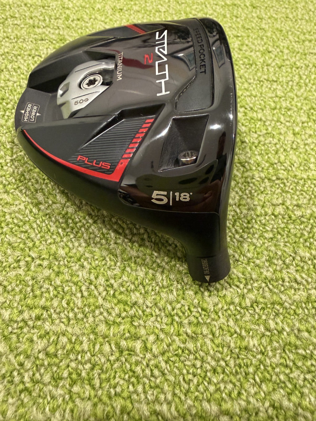 TaylorMade Stealth 2 Plus 5 Fairway Wood 18* HEAD ONLY Right Handed RH