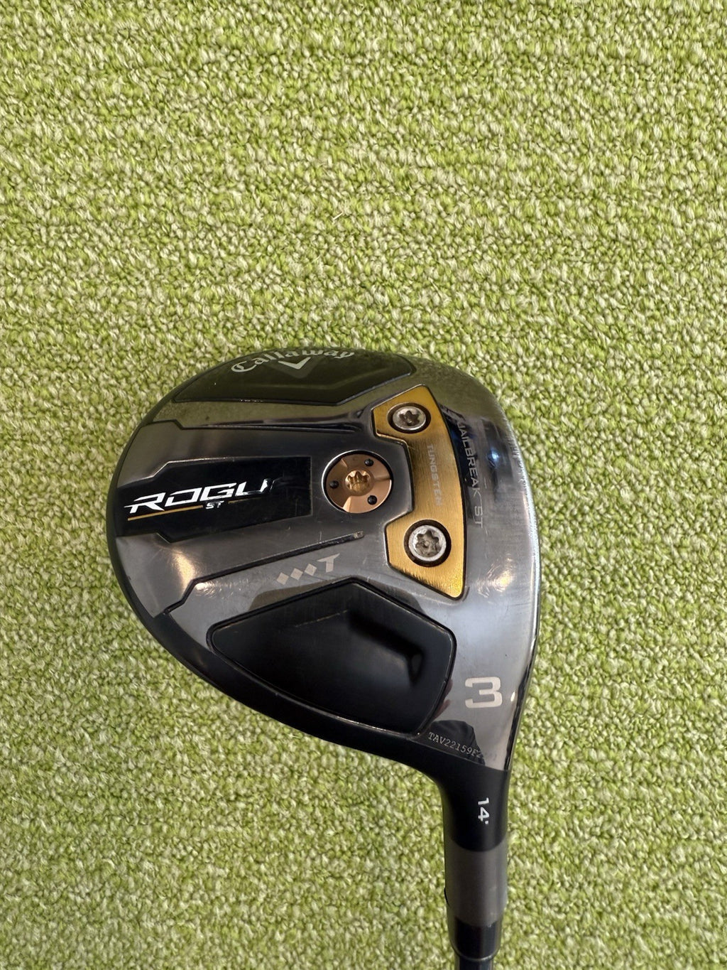 TA Callaway Rogue ST Triple Diamond T 14* 3 Wood - Denali Charcoal 50 5.5
