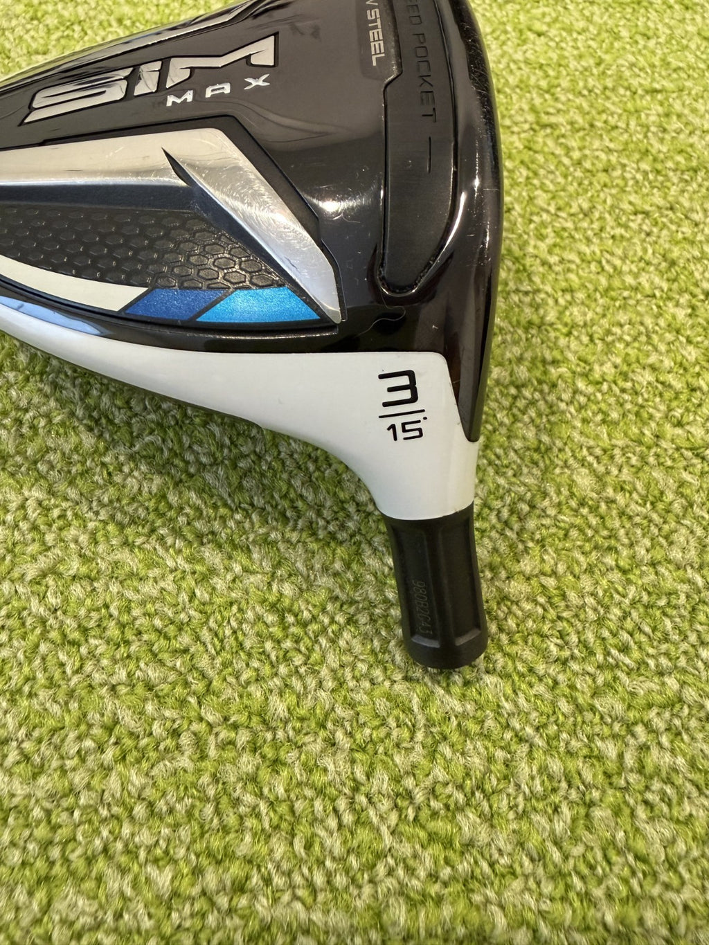 TaylorMade SIM Max 15° 3 Wood Head ONLY RH