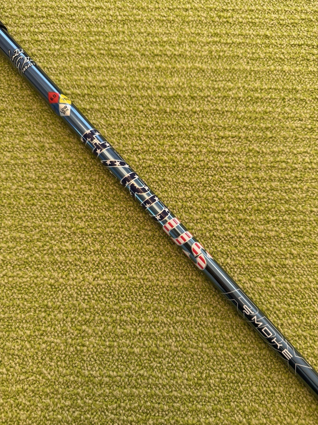 PROJECT X HZRDUS SMOKE BLUE PVD USA LIMITED 6.0 70g DRIVER SHAFT TITLEIST 44.25"