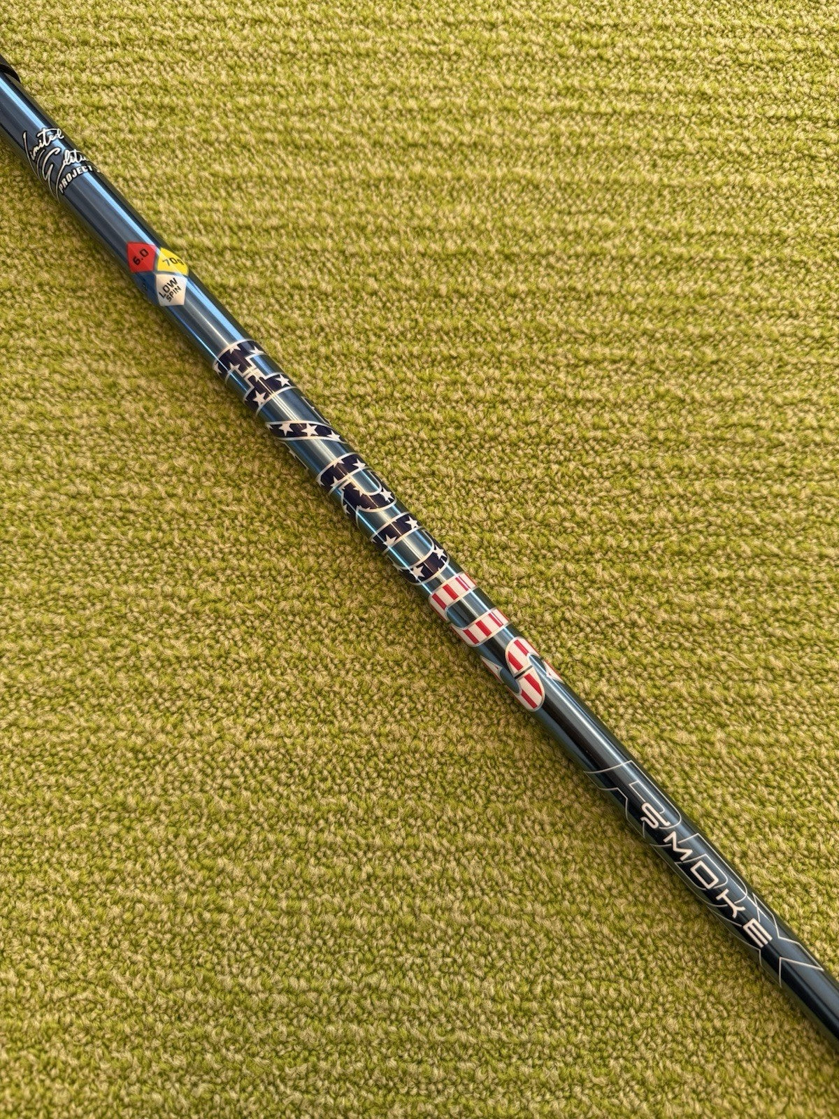 PROJECT X HZRDUS SMOKE BLUE PVD USA LIMITED 6.0 70g DRIVER SHAFT TITLEIST 44.25"